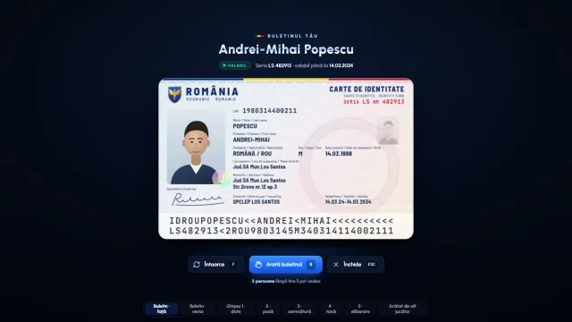 Buletin & SPCLEP — captură din joc