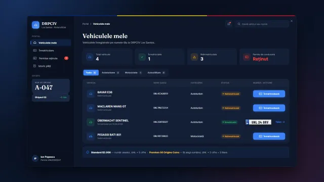 DRPCIV — captură din joc