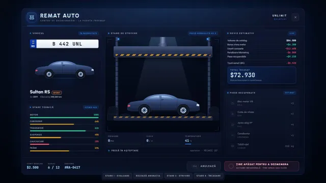 Remat Auto — captură din joc