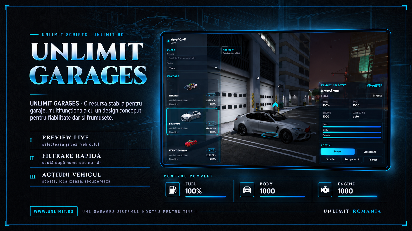 Unlimit Garages — captură din joc