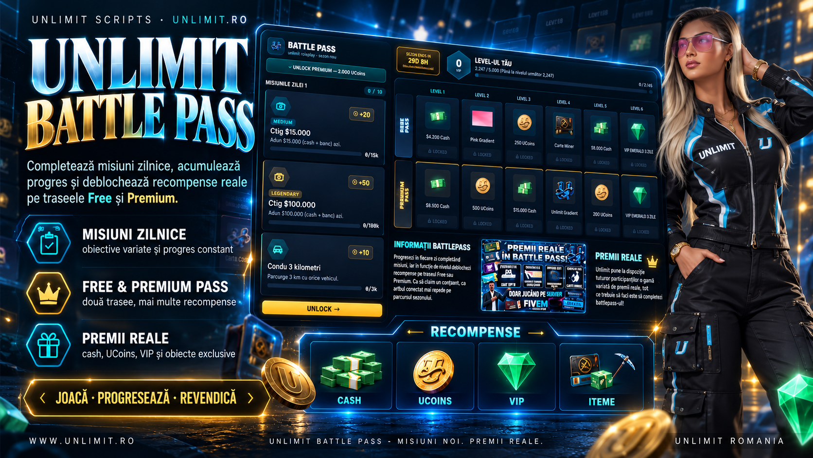 Unlimit B'Pass — captură din joc